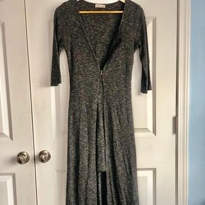 High-low sweater dress